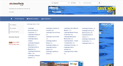 Desktop Screenshot of cambridge.ukclassifieds.co.uk