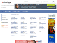 Tablet Screenshot of cambridge.ukclassifieds.co.uk