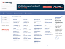 Tablet Screenshot of newcastle.ukclassifieds.co.uk
