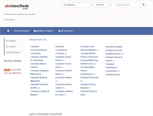 Tablet Screenshot of cleveland.ukclassifieds.co.uk