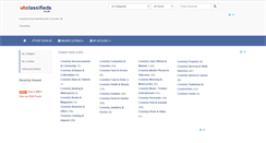 Desktop Screenshot of coventry.ukclassifieds.co.uk