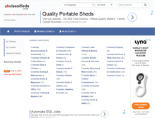 Tablet Screenshot of coventry.ukclassifieds.co.uk